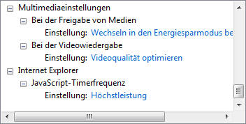 Internet Explorer Einstellungen