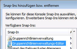 Gruppenrichtlinienverwaltungs-Editor