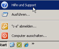 Hilfe und Support