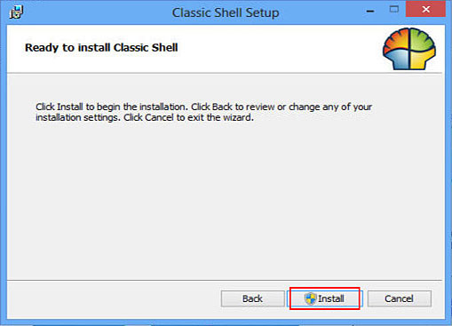 ClassicShell installieren