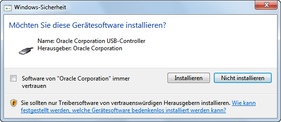 Einrichtung eines USB-Controllers