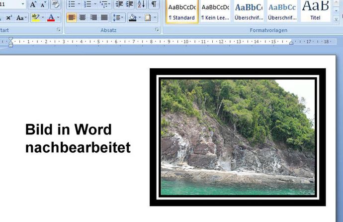 Bild einfügen in Word