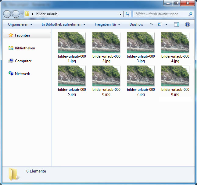 Bilder im Ordner