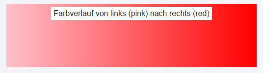 Farbverlauf in CSS