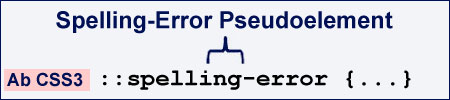 Spelling-Error Pseudoelement