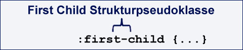 First Child Strukturpseudoklasse