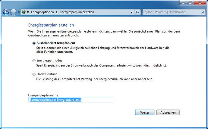 Eigenen Energiesparplan erstellen