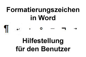 Formatierungszeichen in Word