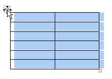 Tabelle markieren