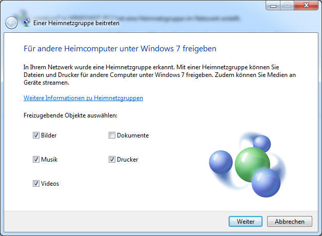Freigaben im Heimnetzwerk