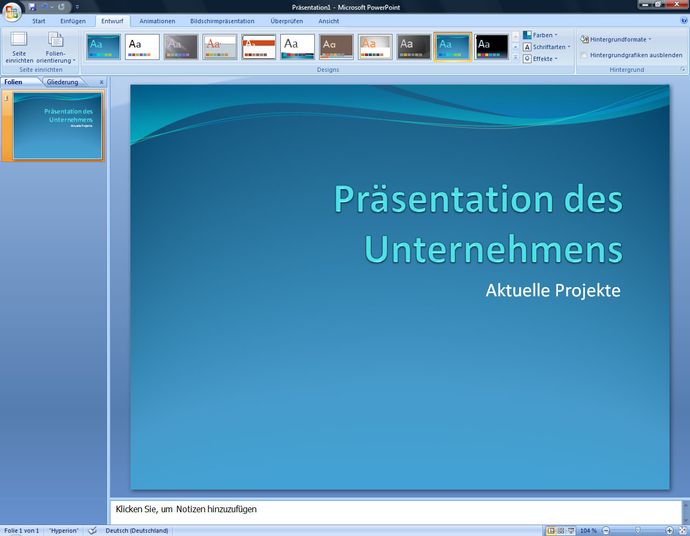 Powerpoint Präsentation