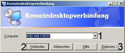 Remotedesktopverbindung