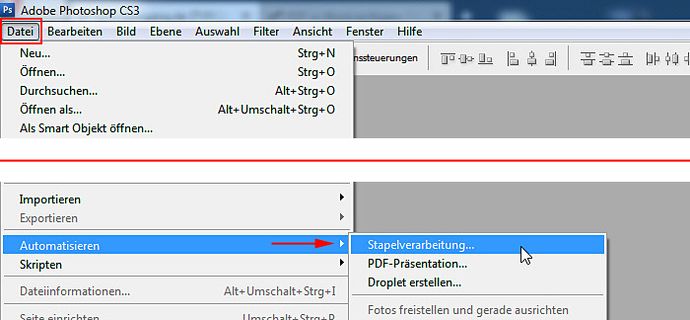 Automatisierung in Photoshop