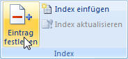 Indexeintrag erstellen
