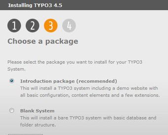 Typo3 Introduction Package
