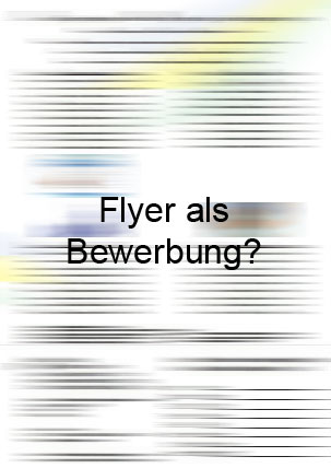 Blindbewerbung