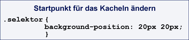 CSS-Code mit background-position