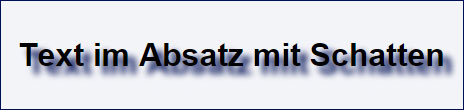 CSS-Eigenschaft text-shadow