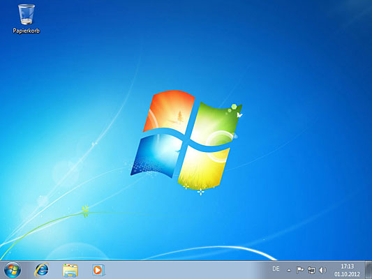 Desktop von Windows 7