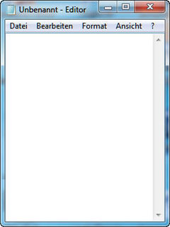 Editor Fenster