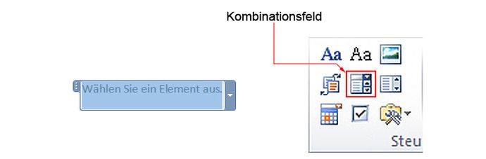 Kombinationsfeld-Inhaltssteuerelement