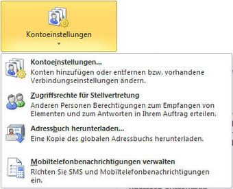Kontoeinstellungen