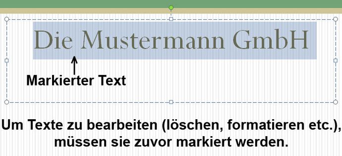 Markierter Text