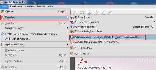 wie erstellt man eine pdf datei mit mehreren seiten