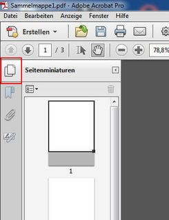 Miniaturansicht im PDF-Dokument