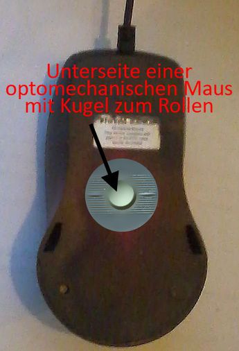 Optomechanische Maus mit Kugel