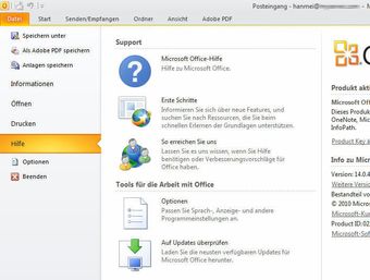 Outlook Hilfe