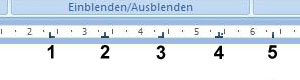 Tabstopp Ausrichtung