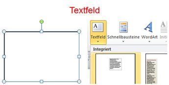 Textfelder in Word verwenden