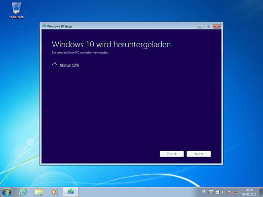 Windows 10 herunterladen