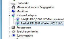 WLAN-Adapter im Gerätemanager