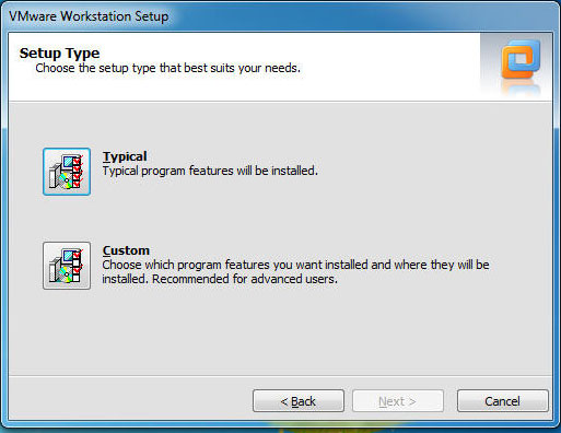 Installationsart Vmware