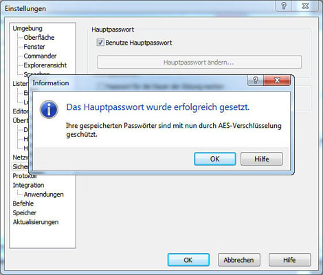 Passwort-Verschlüsselung im FTP-Programm