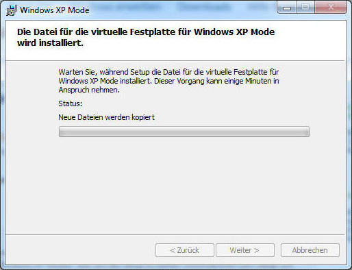 Windows XP Mode downloaden und installieren